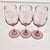 1980s Vintage Hollywood Regency Boho Chic Amethyst Violet Wine Glasses - Set of 10 For Sale - Image 4 of 8