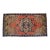 1960s Hand Knotted Small Turkish Rug Entryway Mat Bath Rug Kitchen Rug - 20'' X 39'' For Sale