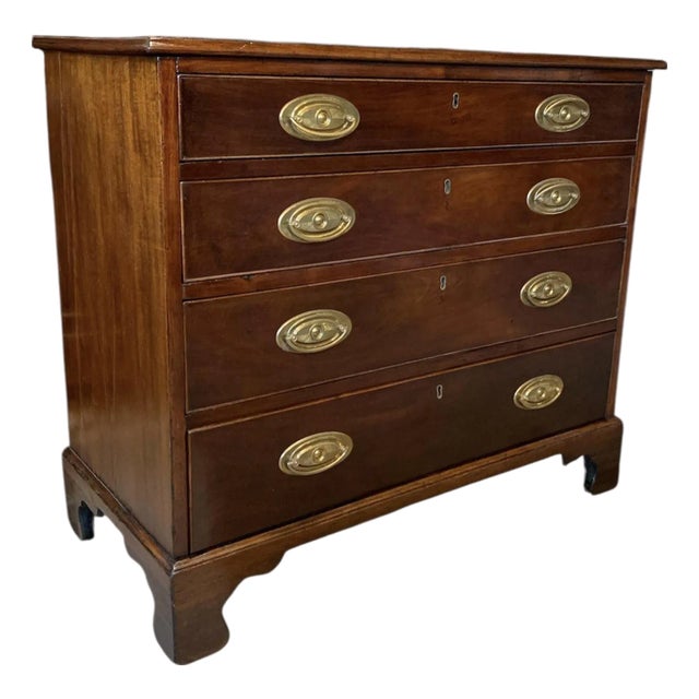 Early 19th Century Unusually Small Georgian Mahogany Chest of Drawers For Sale