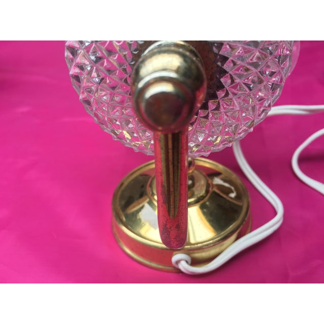 Crystal Wall Light, 1970s, in Very Good conditions. Designed 1970 to 1979 European Plug (up to 250V).The wiring of this...