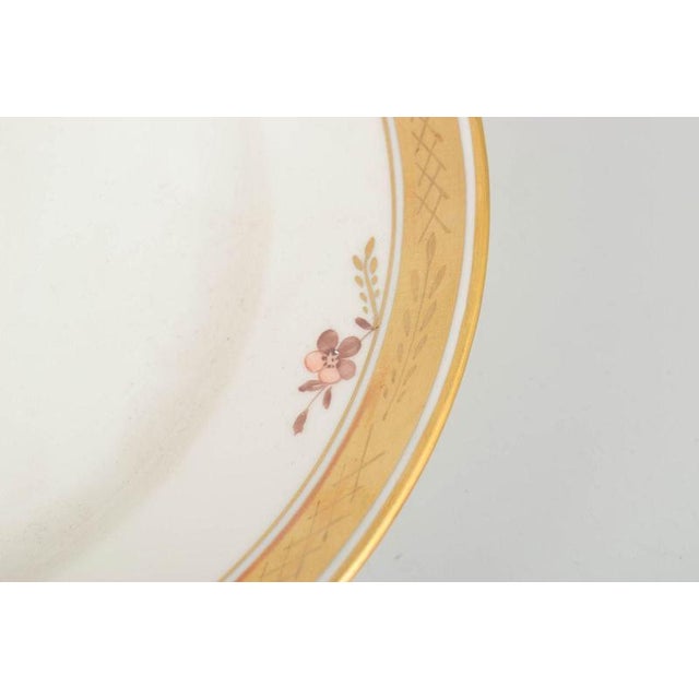 Large Oval Golden Basket Serving Platter in Porcelain from Royal Copenhagen, 1966 For Sale - Image 4 of 5