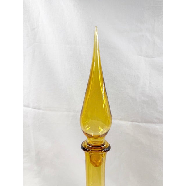 Gold Italian Mid 20th Century Amber Empoli For Sale - Image 8 of 12