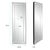 Wood Vogue Tall Mirror For Sale - Image 7 of 10