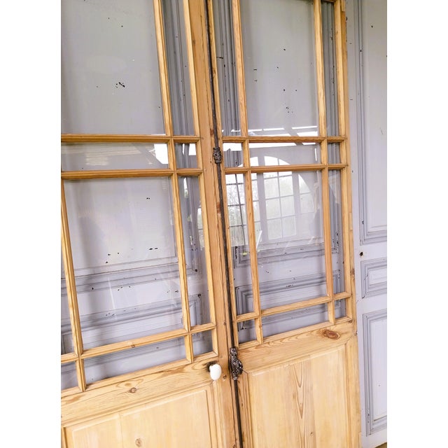 Double-Leaf Glass Doors, Set of 2 For Sale - Image 11 of 16
