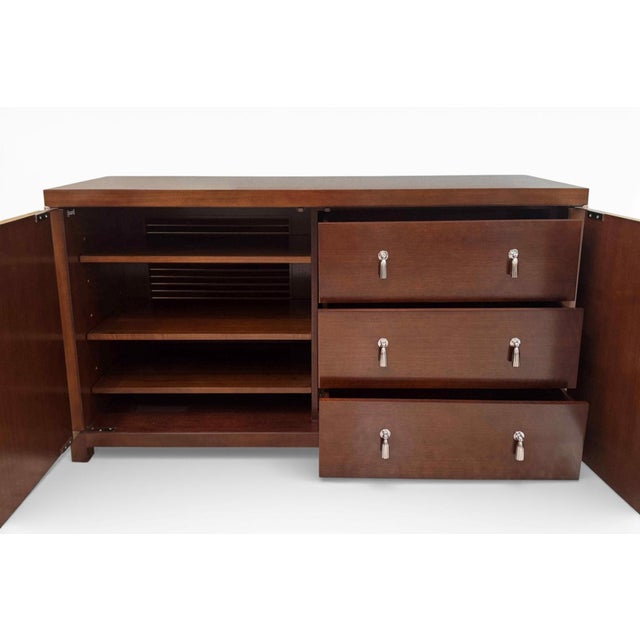 Contemporary Bolier & Co. Atelier Silver Leaf Sideboard For Sale In Miami - Image 6 of 14