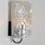 Clear Chrome Glass Wall Light by Helena Tynell for Limburg, 1960 For Sale - Image 4 of 18