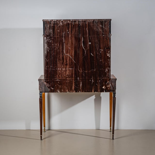 Early-20th Century Art Deco Secretaire, likely Scandinavian For Sale - Image 10 of 11