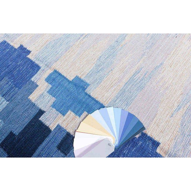 Modern Swedish Flat Weave Wool Rug by Doris Leslie Blau For Sale - Image 10 of 10