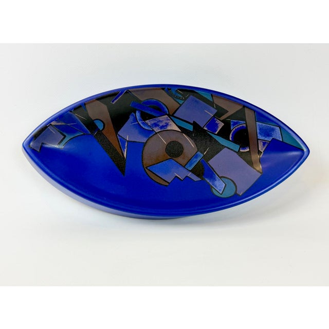 Postmodern Ceramic Bowl from Steuler Design, 1980s, in Flawless conditions. Designed 1980 to 1989 This piece has an...