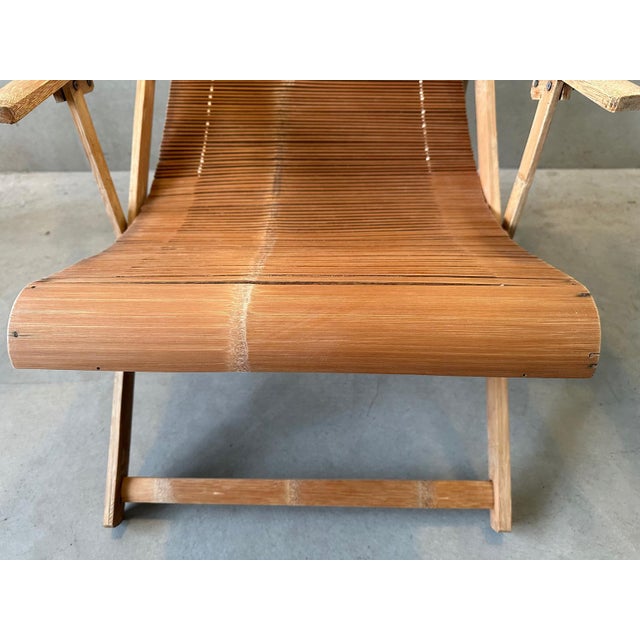Vintage Lounge Chair in Bamboo For Sale - Image 11 of 18