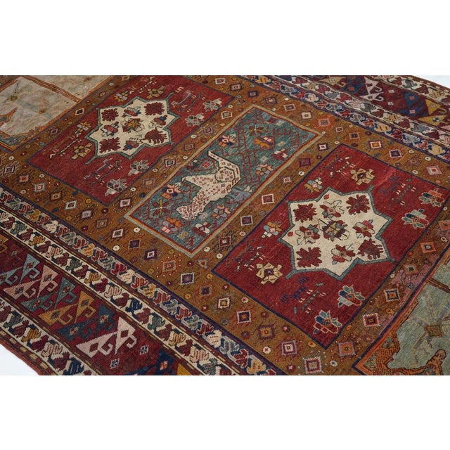 Antique Kazak Rug 5'10'' x 13'8'' For Sale - Image 9 of 10