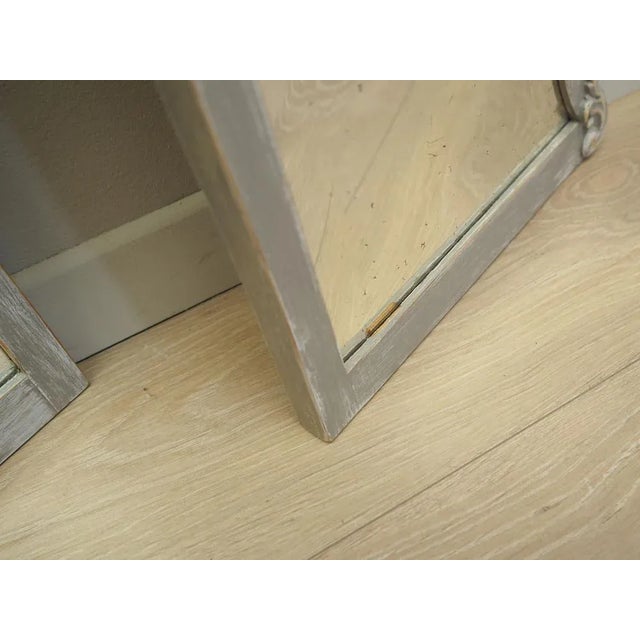 1960s Danish Mirrors in Pine Frame, 1960s, Set of 2 For Sale - Image 5 of 12