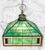 1930s 1930s Arts & Crafts Pendant Light With Green Glass For Sale - Image 5 of 14