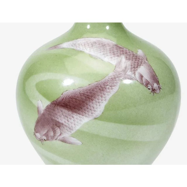 1900 - 1909 Antique Japanese Ceramic Vase Makuzu Kozan Meiji Period For Sale - Image 5 of 13