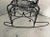 MCM Wrought Iron Peacock Rocking Chair For Sale - Image 9 of 10