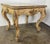 Early 20th Century Antique Continental Giltwood Coffee Table With Original Foxed Mirror For Sale - Image 5 of 15