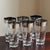 Glass MCM Dorothy Thorpe-Style Platinum Rimmed Tumblers — Set of 6 For Sale - Image 7 of 13