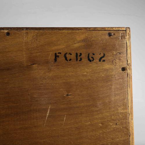 Sideboard Bookcase with Sliding Doors Document Holder in Oak by Staverton for RAF, 1960s For Sale - Image 6 of 18