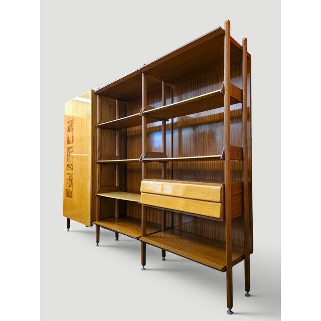 Italian Wardrobe Bookcase by Vittorio Dassi, Italy, 1960s For Sale - Image 6 of 18