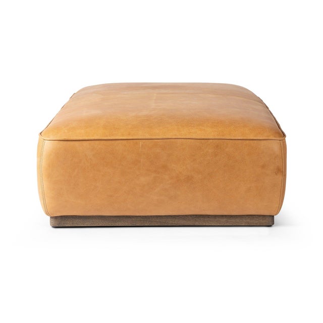 Four Hands Sinclair Cocktail Ottoman - Palermo Butterscotch For Sale - Image 4 of 10
