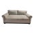 Classic White Velvet Sofa With Nailhead Trim – 83.5” Traditional Couch For Sale
