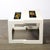 Pair of Documented Off White & Inset Tile Vladimir Kagan Nested Side Tables For Sale - Image 9 of 18