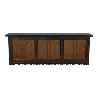 Sarreid Persian Black & Tan Sideboard For Sale