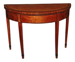 18th Century George III Satinwood Game Table