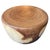 Andrianna Shamaris Drum Shape Suar Wood Coffee Table For Sale - Image 15 of 18