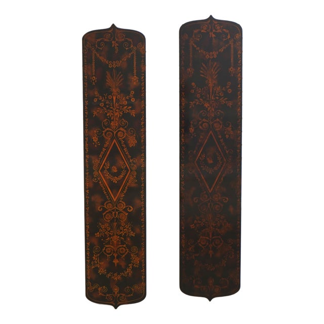 Pair of Maitland Smith Hanging Wall Panels For Sale