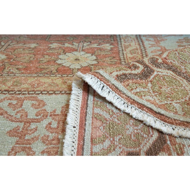 MANSOUR Mansour Handwoven Khotan Wool Rug - 6'3" X 8'10" For Sale - Image 4 of 5