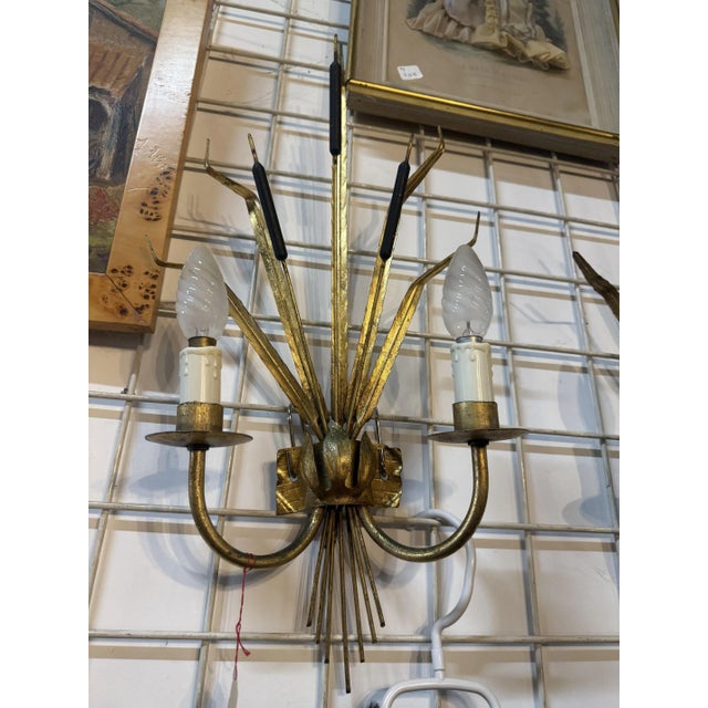 Wall Lights from Maison Charles, 1970s, Set of 2, in Very Good conditions. Designed 1970 to 1979 European Plug (up to...