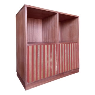 Red Striped Wolf Sideboard by Pietro Meccani for Meccani Design For Sale