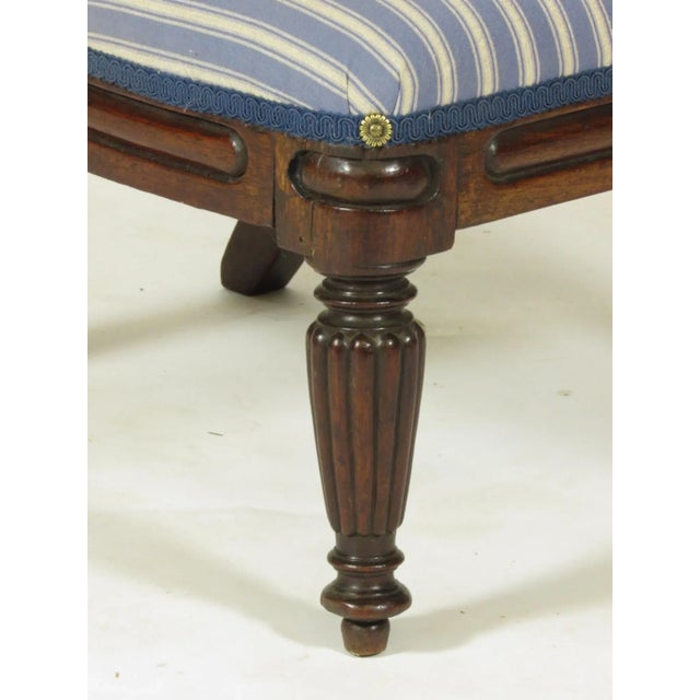 Brown 18th Century Antique French Louis XVI Slipper Chair For Sale - Image 8 of 8