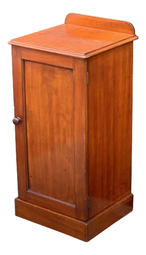 English Nightstand or Bedside Table of Mahogany