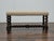 Wood English Barley Twist Bench With Upholstered Seat, Circa 1900 For Sale - Image 7 of 18