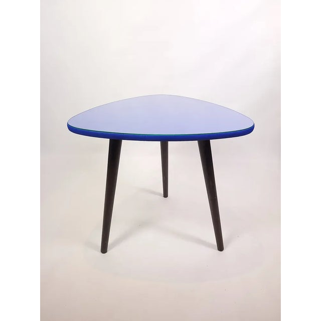 Blue Rockabilly Style Coffee Table, 1960s For Sale - Image 8 of 11
