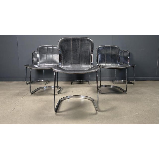 Vintage Dining Chairs from Cidue, 1970s, Set of 6 For Sale - Image 9 of 13