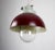 Vintage Burgundy Industrial Pendant Lamp from TEP For Sale - Image 4 of 13