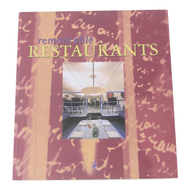 Remarkable Restaurants, Book About Restaurant Design, 1998 For Sale
