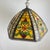 Tiffany-style stained glass pendant light – 40 cm diameter Decorative Tiffany-style pendant light with a stained glass...