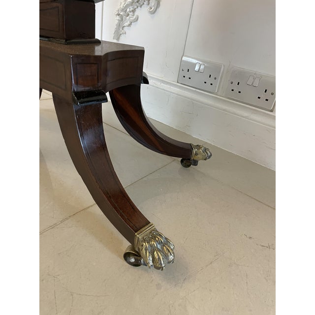 Regency Mahogany Console Table, 1830s For Sale - Image 12 of 16