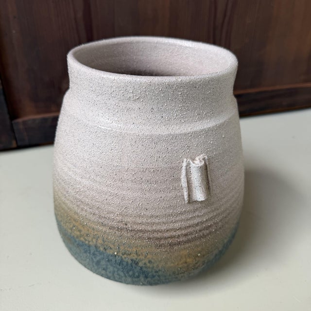 1980s Japanese Seto-Yaki Ikebana Vase by Kato Shō, 1980s For Sale - Image 5 of 18