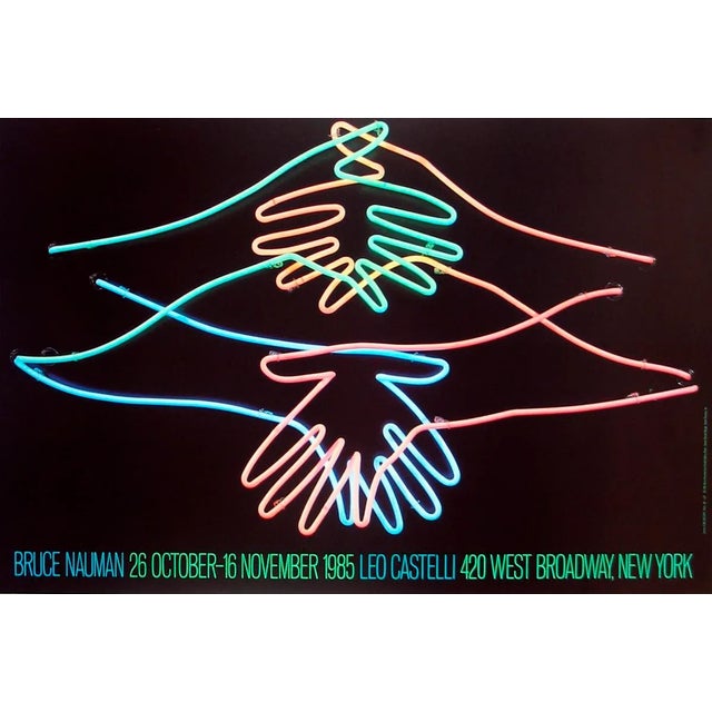 Printmaking Materials Bundle- 6 Assorted Bruce Nauman Authentic Posters For Sale - Image 7 of 7