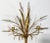 Vintage Tole Gilt Sheaf of Wheat Candle Wall Sconce For Sale - Image 4 of 6