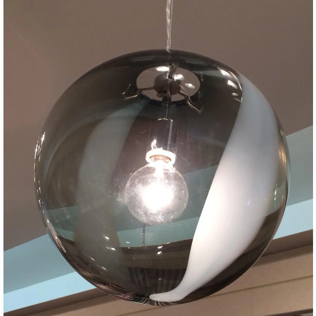 Nolan Sphere by Helen Bilt - Hand Blown Glass For Sale - Image 12 of 12