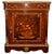 Napoleon III Style Side Table in Floral Marquetry with Marble Top For Sale - Image 6 of 6