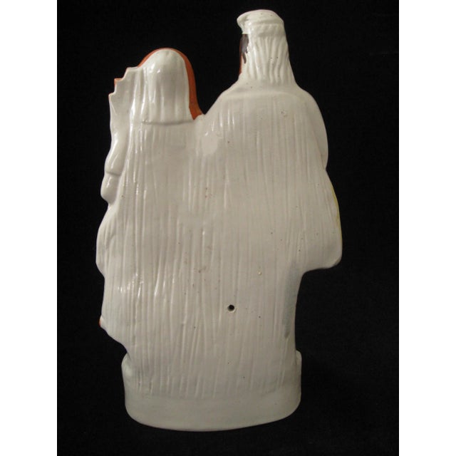 Victorian Antique Staffordshire Highlander 15" Flatback Figure - c.1875 - England For Sale - Image 3 of 13