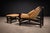 Mid-Century Modern “Jangada” Lounge Chair with Ottoman in Hardwood & Leather, Jean Gillon, 1970s – Lot 213 For Sale - Image 3 of 16