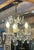 Early 20th Century Three-Light Chandelier in Bronze and Cut Crystal For Sale - Image 3 of 12